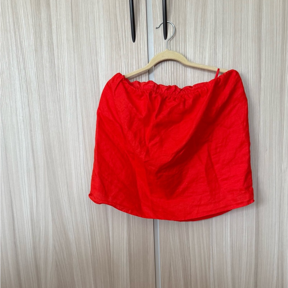 Abating Midtown Linen Tube Top